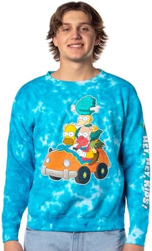 Amazon.com: The Simpsons Men's Crewneck Sweatshirt Homer, Bart
